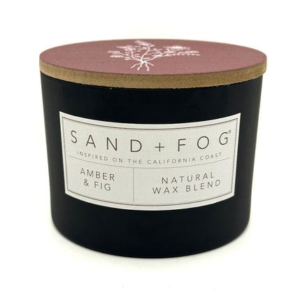 Amber & Fig Scented Candle | SAND + FOG