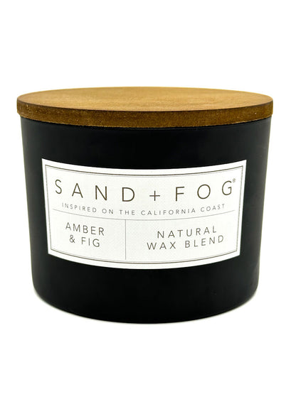 Amber & Fig Scented Candle | SAND + FOG