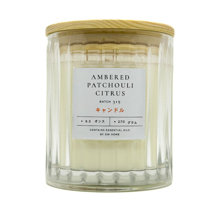 Ambered Patchouli Citrus Scented Candle | DW Home