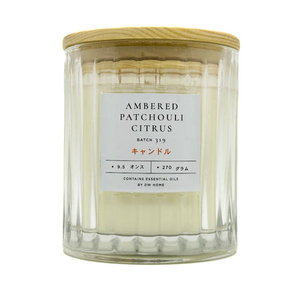 Ambered Patchouli Citrus Scented Candle | DW Home