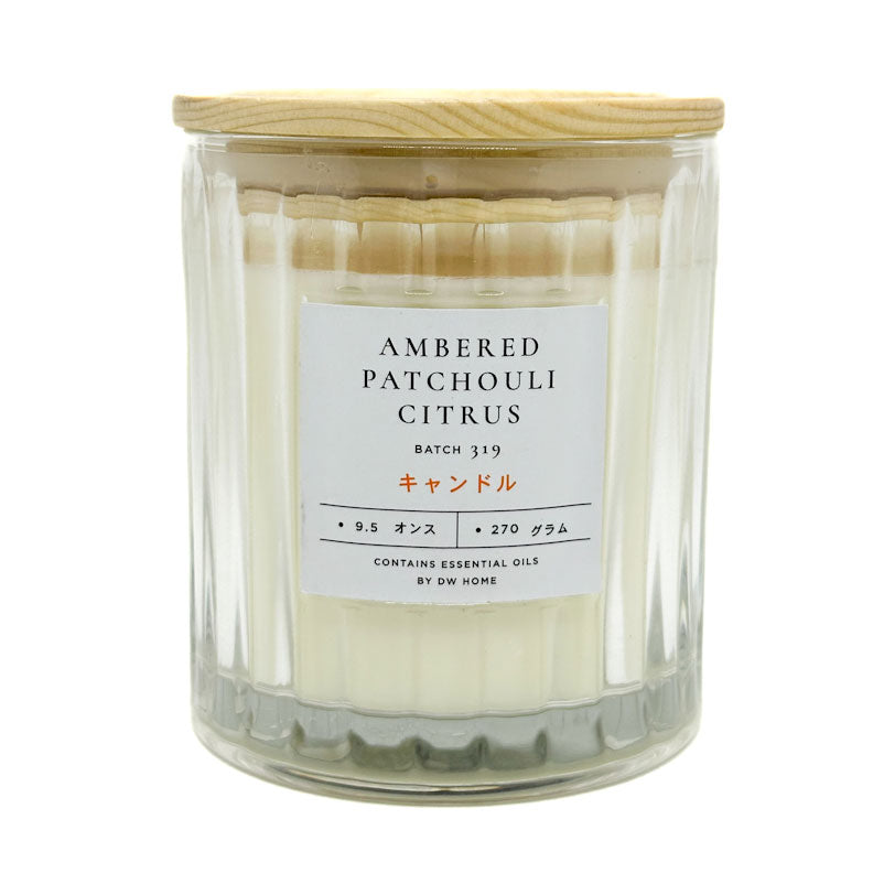 Ambered Patchouli Citrus Scented Candle | DW Home