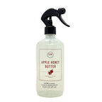 Bottle of Apple Honey Butter room and linen spray on a white background