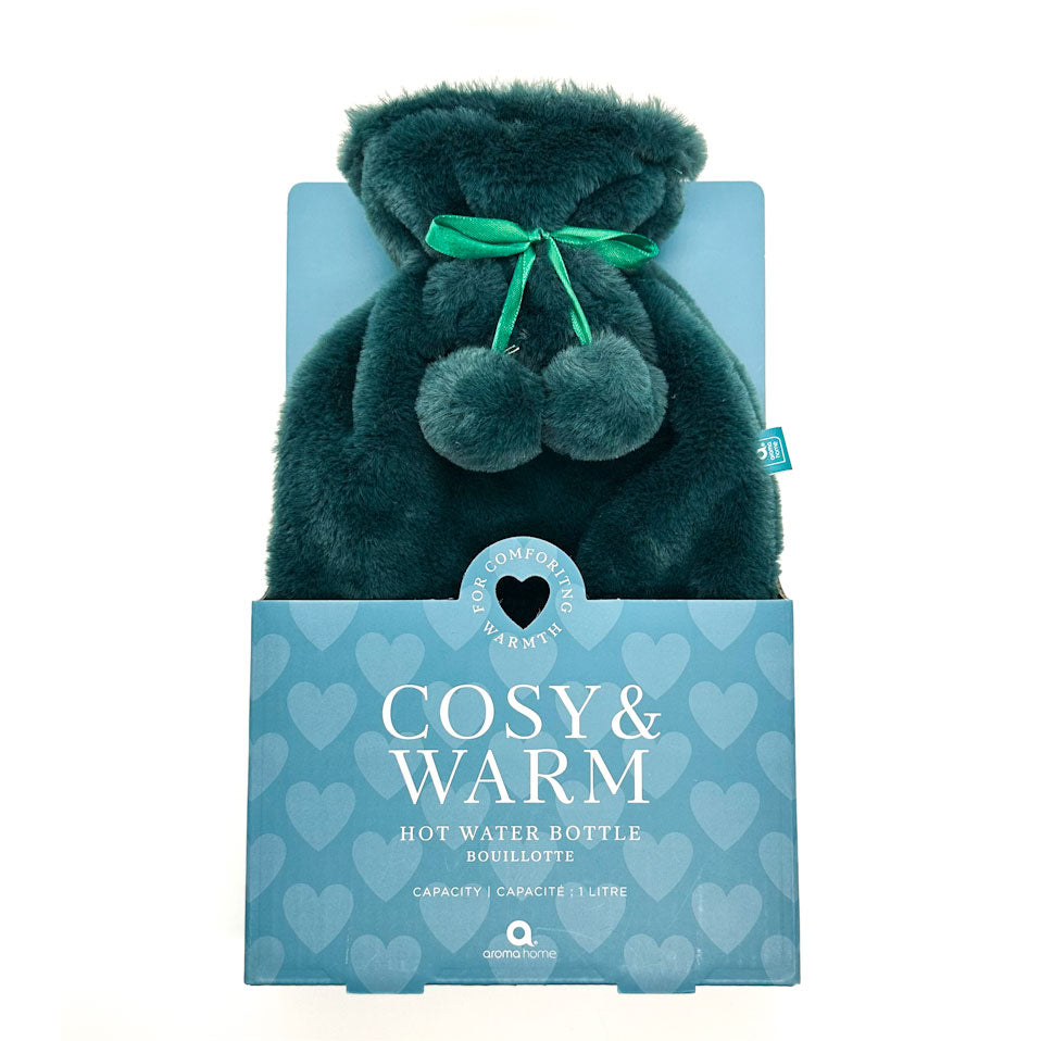 Faux Fur Hot Water Bottle 1L | Aroma Home