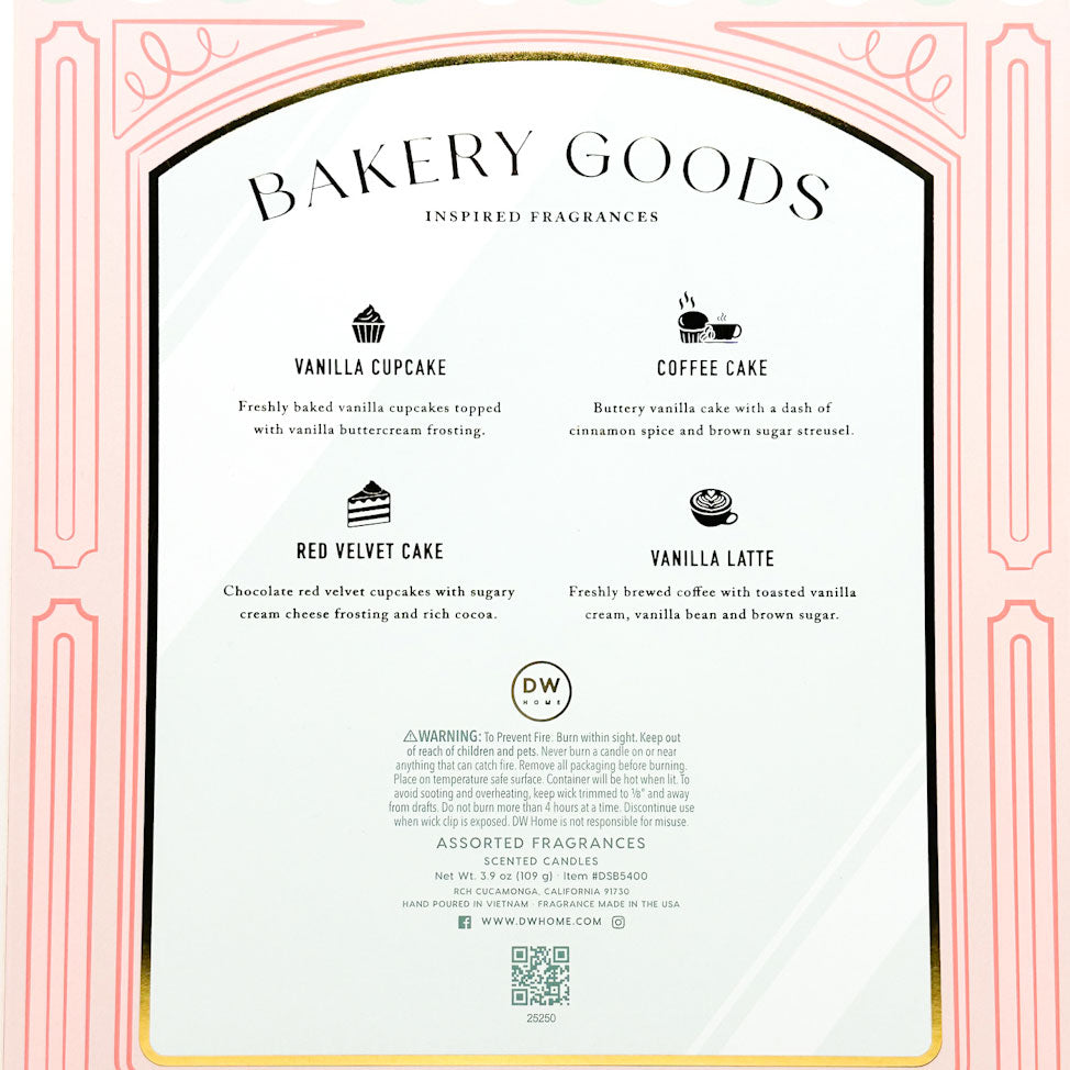 Bakery Goods Scented Candle Gift Box | DW Home