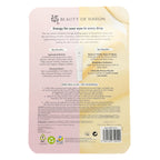 Back view of a skincare product packaging with text and branding on a white background