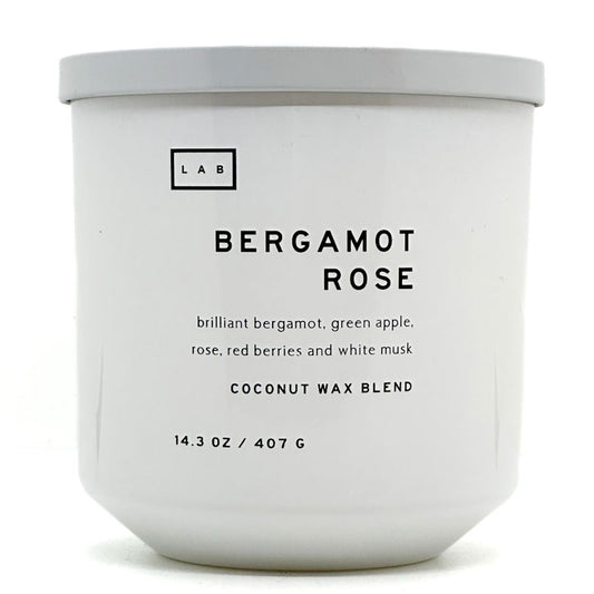 Bergamot Rose Scented Candle | LAB CANDLES