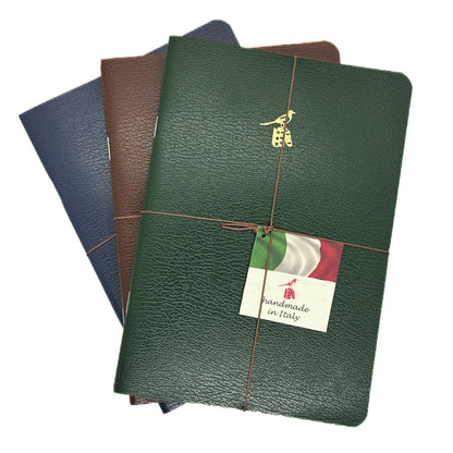 Bieffe Soft Leather A5 Notebooks - Set of 3