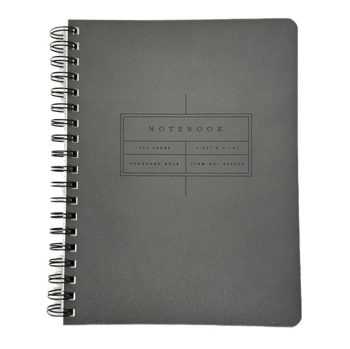 Fringe Studio Black Leather Notebook