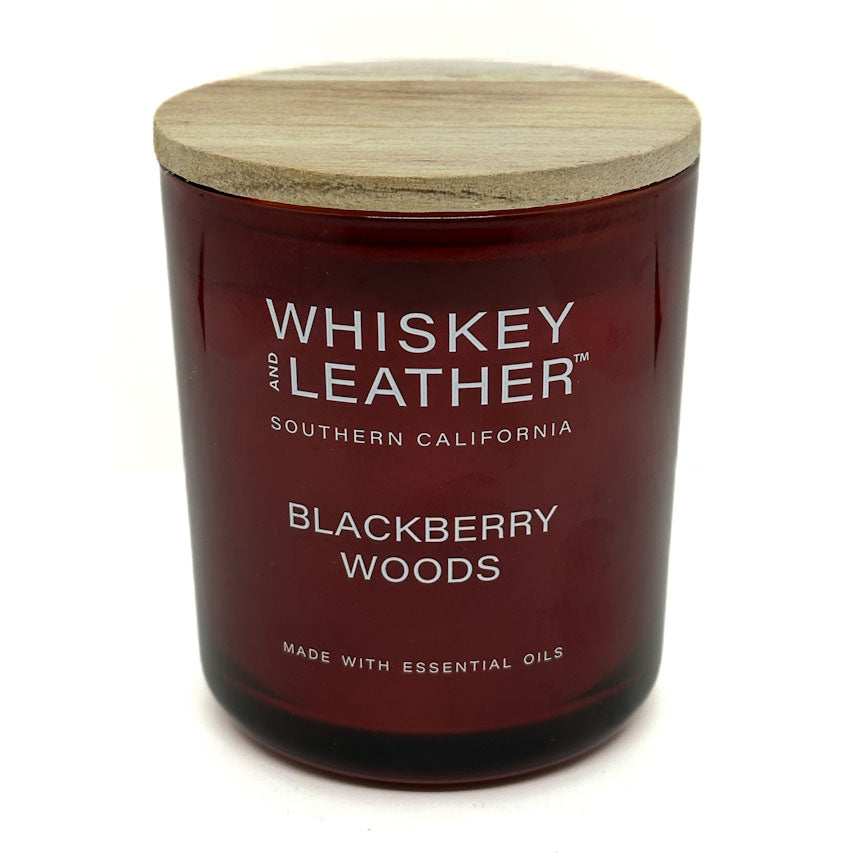 Blackberry Woods Scented Candle | Whiskey And Leather by SAND + FOG