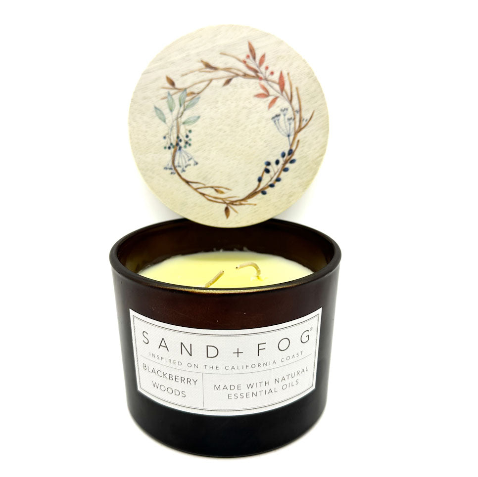 Blackberry Woods Scented Candle | SAND + FOG