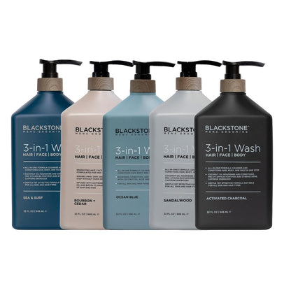 BLACKSTONE Men's Grooming 3-in-1 HAIR FACE AND BODY WASH