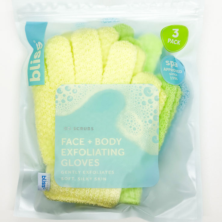 Bliss - Go Scrubs Face & Body Exfoliating Gloves