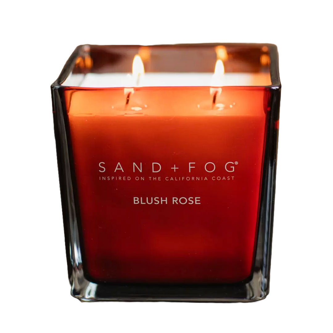 Blush Rose Scented Candle SAND FOG DONUM EST