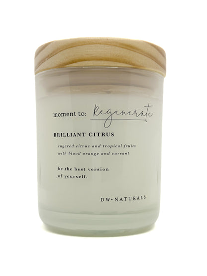 Brilliant Citrus - 'Moment to Regenerate' Scented Candle by DW Home