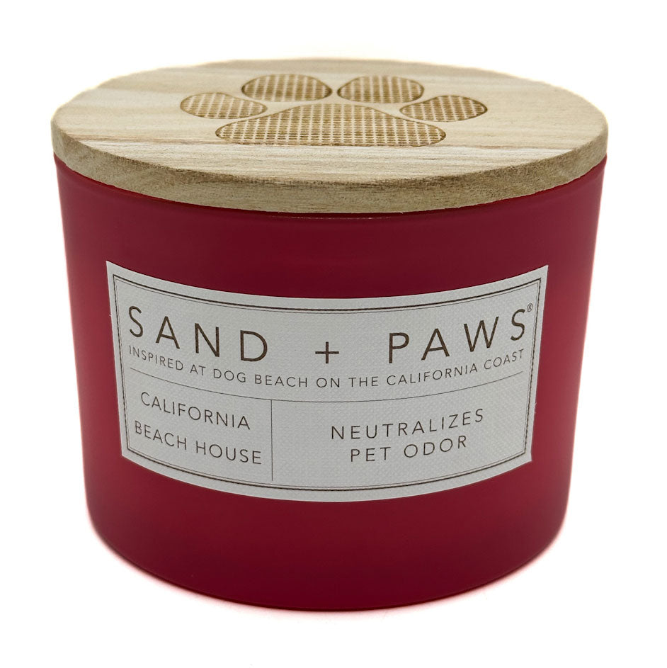 California Beach House Scented Candle | SAND + PAWS