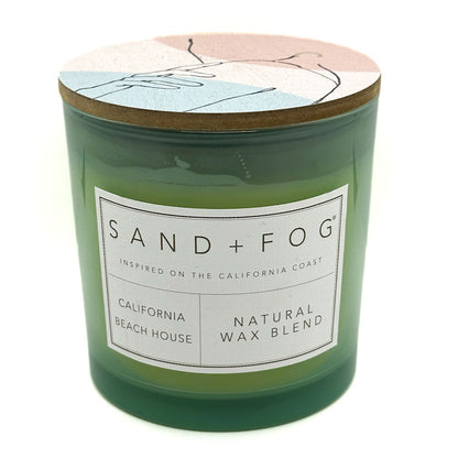 California Beach House Scented Candle - 595g | SAND + FOG