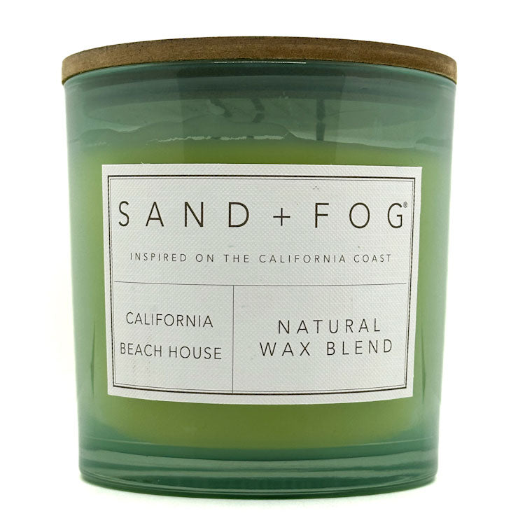 California Beach House Scented Candle - 595g | SAND + FOG