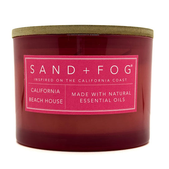 California Beach House Scented Candle | SAND + FOG