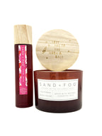 California Beach House Valentine's Day Scented Candle & Room Spray DUO | SAND + FOG