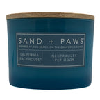 Blue California Beach House Candle  - SAND + PAWS