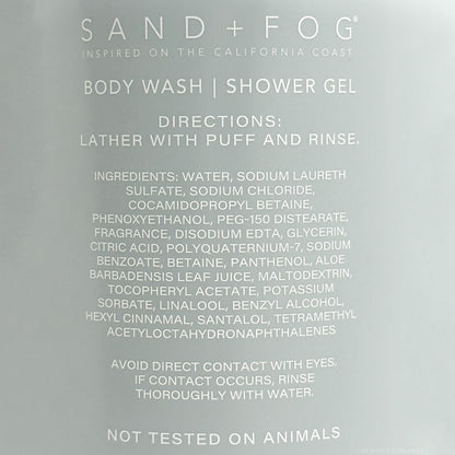 California Beach House Body Wash Ingredients