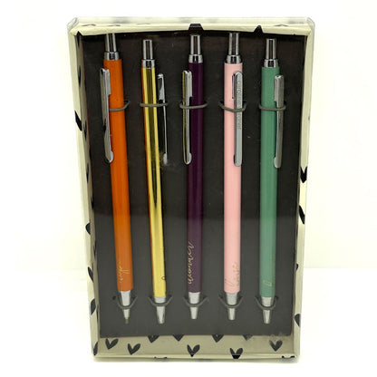 Caroline Gardner Set of 5 Gel Pens