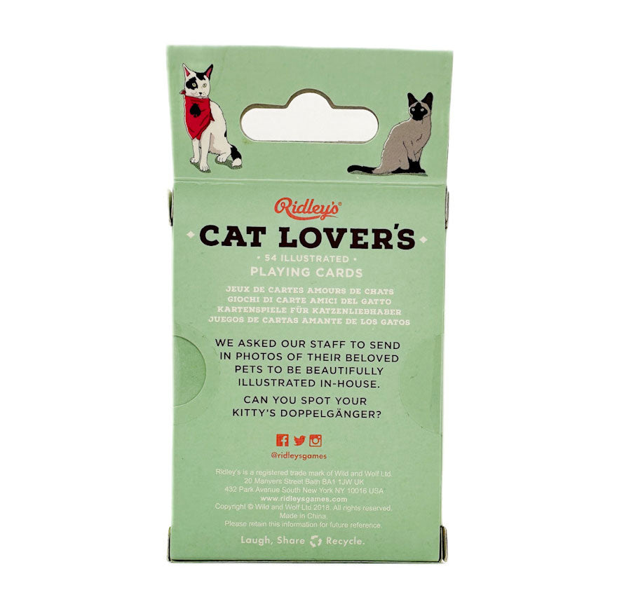 Ridley’s Games - Cat Lovers Playing Cards