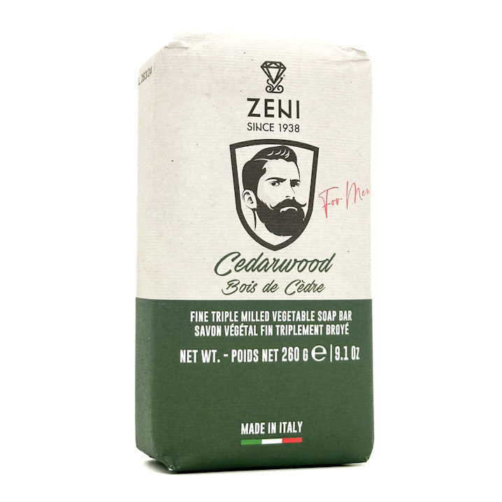 Zeni Italian Vegetable Soap For Men - Cedarwood | DONUMEST