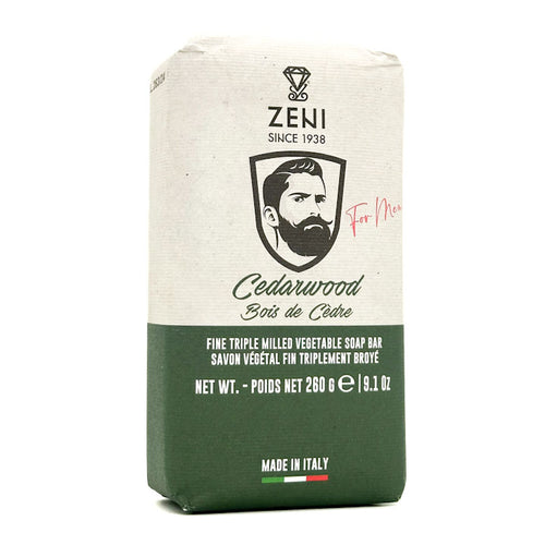 Zeni Italian Vegetable Soap For Men - Cedarwood | DONUMEST