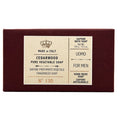 Men's Cedarwood Bar of soap with a label on a white background 