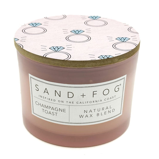 Champagne Toast Engagement Candle
