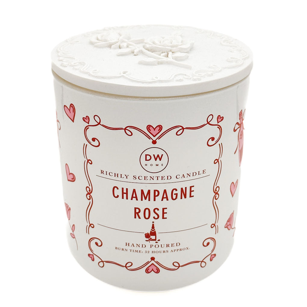 Champagne Rose Scented Candle - DW Home