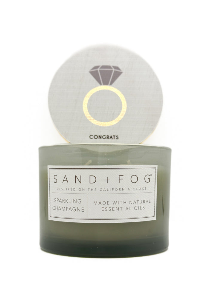 Congrats on your engagement - Sparkling Champagne Scented Candle | SAND + FOG