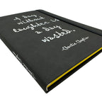 Charlie Chaplin Journals for success Notebook - A day without laughter is a day wasted