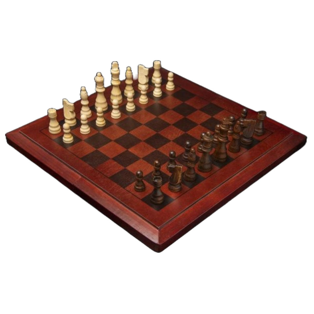 Chess & Checkers Wooden Board Game