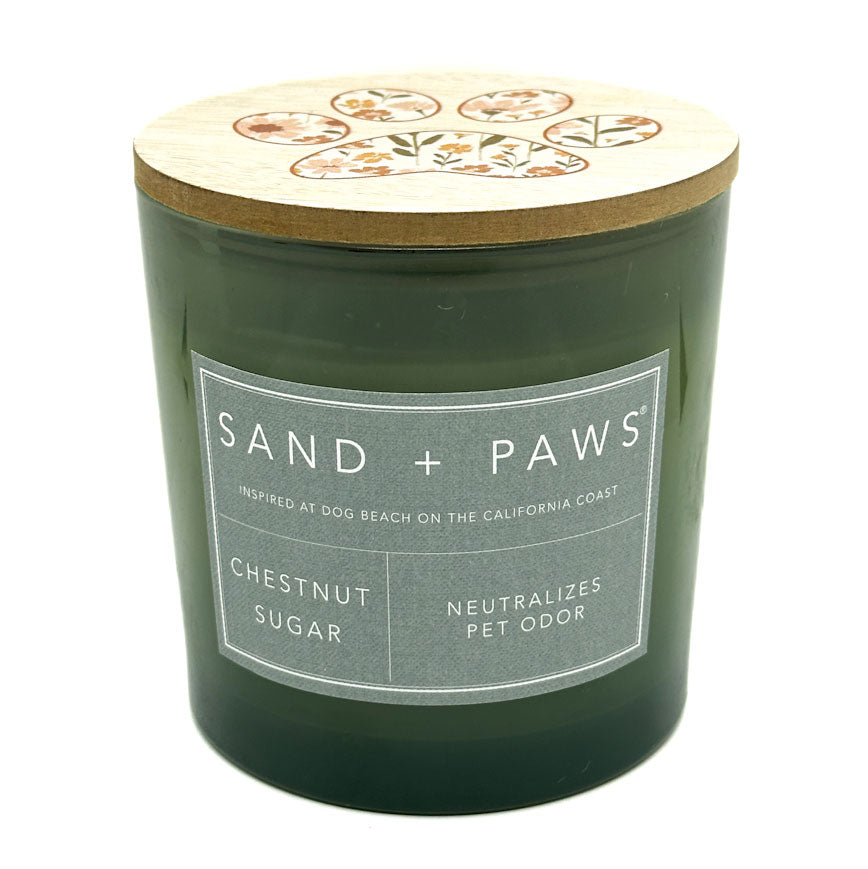 Chestnut Sugar Scented Candle | SAND + PAWS