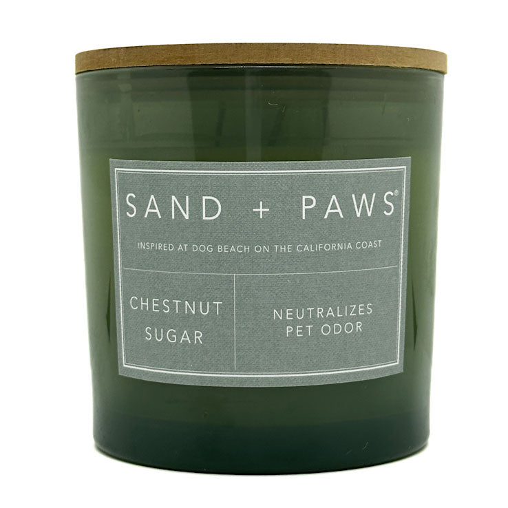 Chestnut Sugar Scented Candle | SAND + PAWS