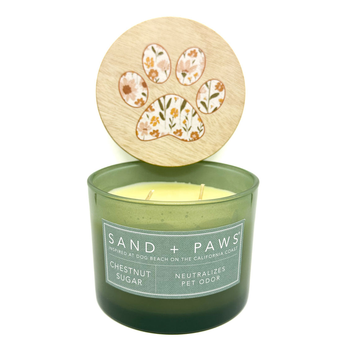 Chestnut Sugar Scented Candle | SAND + PAWS