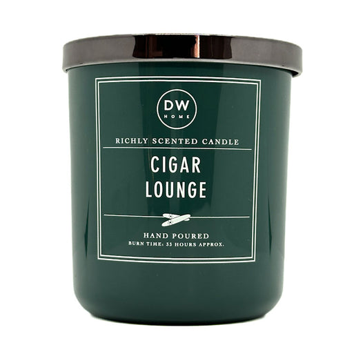 dw candles tobacco Leaf 40 hours Cigar Lounge Scented Candle |