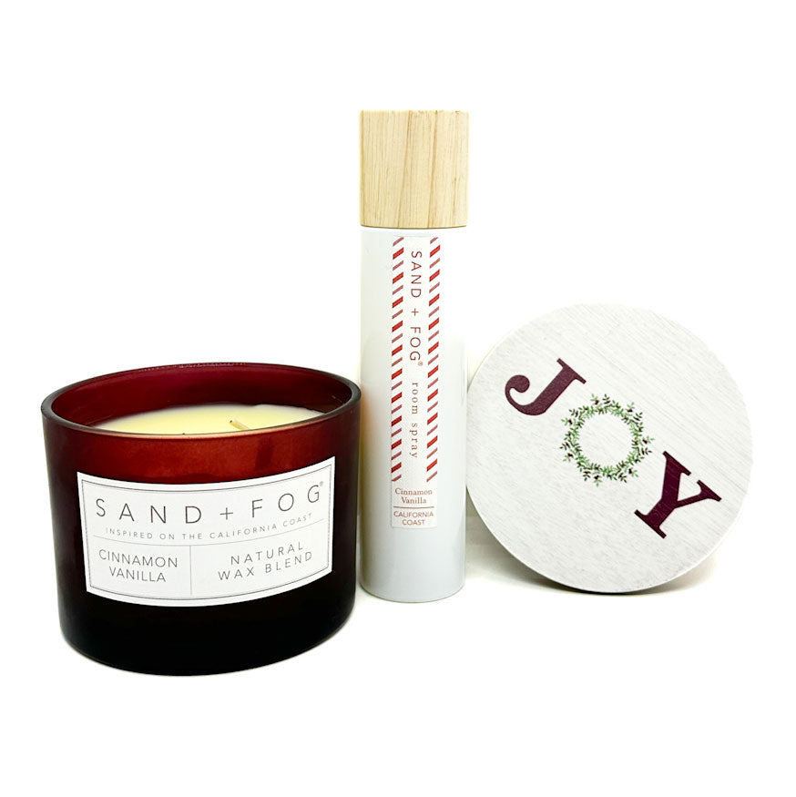 Cinnamon Vanilla Candle & Room Spray | SAND + FOG