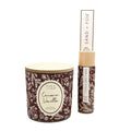 Decorated Cinnamon Vanilla Scented candle & Reed Diffuser by SAND + FOG