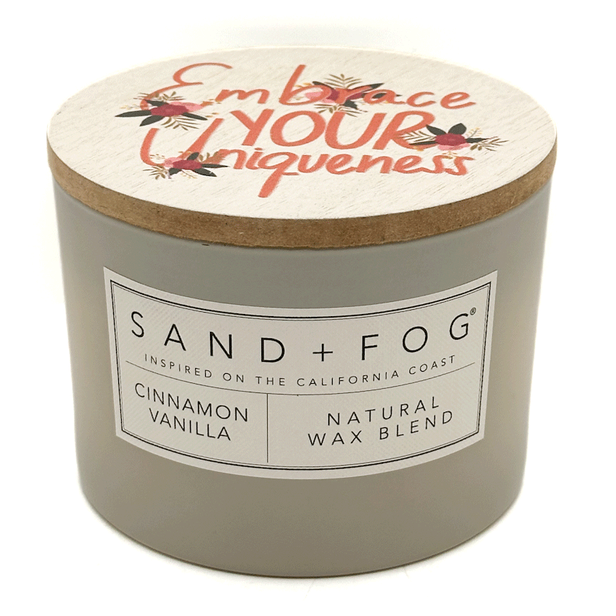 Cinnamon Vanilla Scented Candle | SAND + FOG