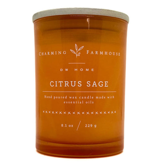 Citrus Sage Scented Candle | DW Home