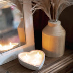 Almond Macaron Clay Heart Scented Candle