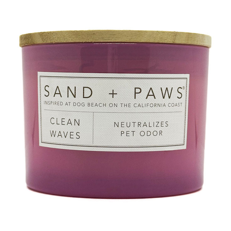 Clean Waves Scented Candle | SAND + PAWS