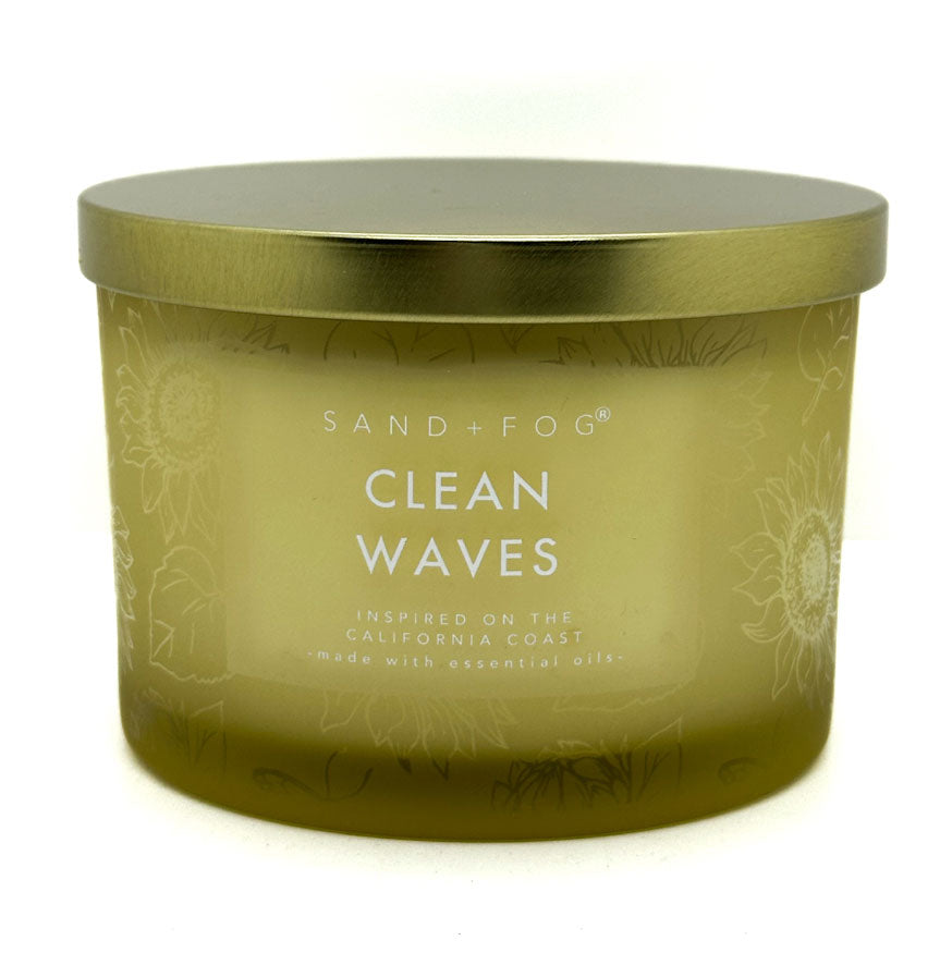 Clean Waves Scented Candle | SAND & FOG