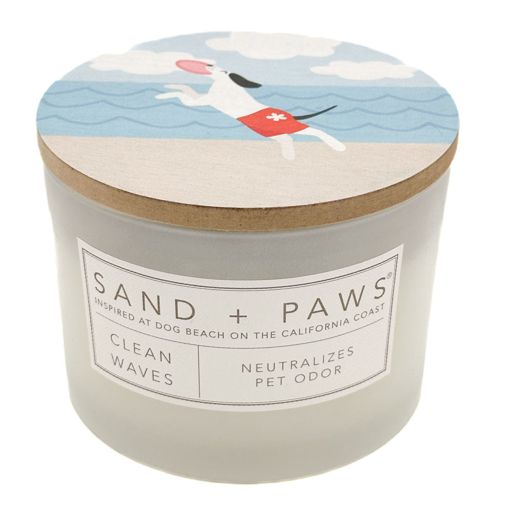 SAND + PAWS Clean Waves Candle