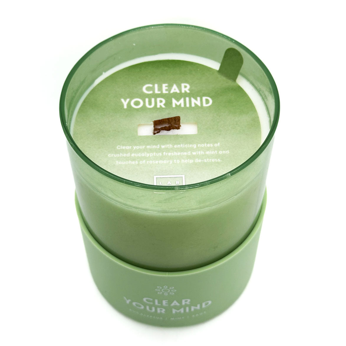 Clear Your Mind - Eucalyptus - Sage - Mint - Scented Candle | LAB