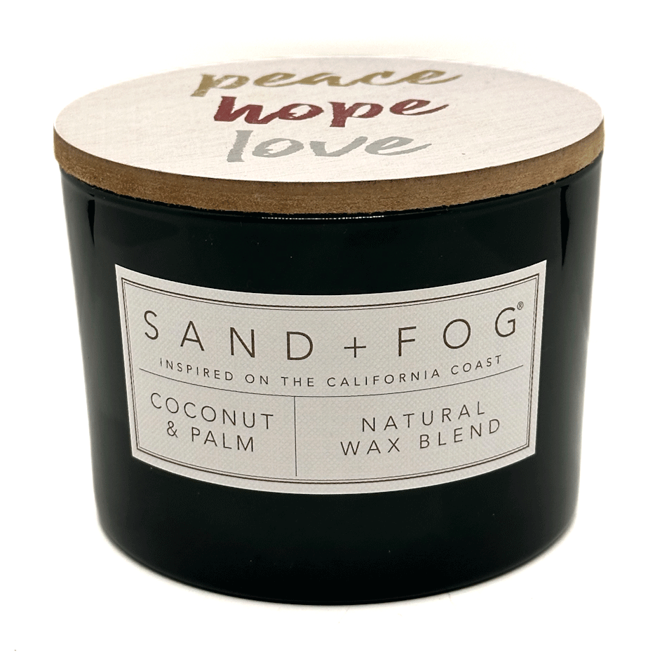 Coconut & palm Candle - SAND + FOG 