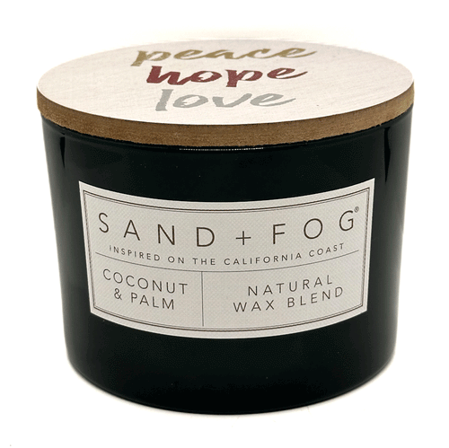 Coconut & palm Candle - SAND + FOG 